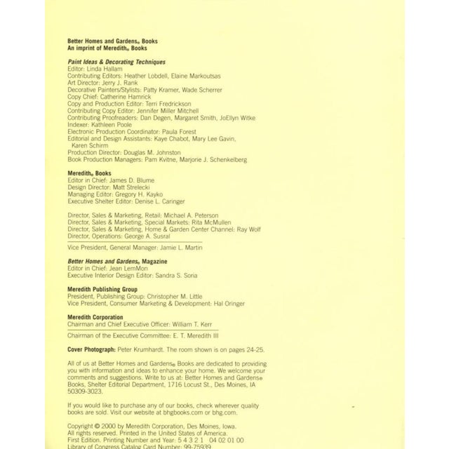 Paint: Ideas and Decorating Techniques (Decorating Ideas) 1st Edition New For Sale - Image 10 of 11