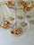 2000 - 2009 Cheerful Martini Glasses With Colorful Flowers Pattern Set 8 For Sale - Image 5 of 5