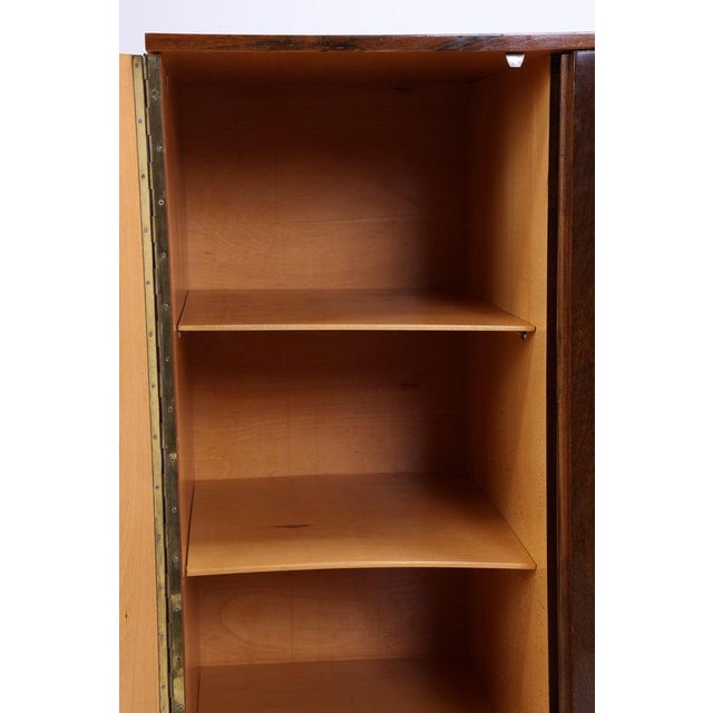 Wood Vintage Wardrobe in Wood, 1950s For Sale - Image 7 of 18