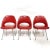 Knoll 1950s Set of 6 Early Original Eero Saarinen for Knoll Executive Side Chairs For Sale - Image 4 of 10