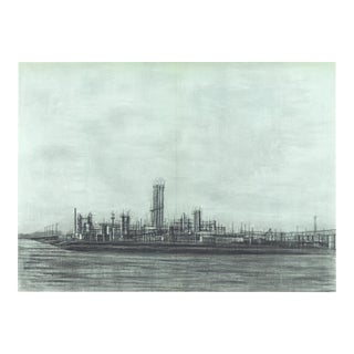 1959 Jean Carzou Lithograph "La Cathédrale" For Sale