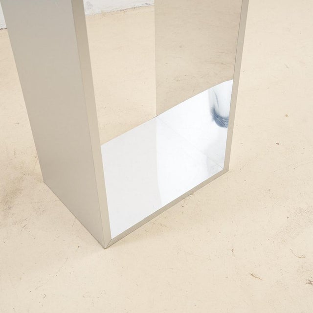 Display cabinet from the 70s and 80s, vintage mirror foil interior height: 110 width: 50 depth: 35 additional information...