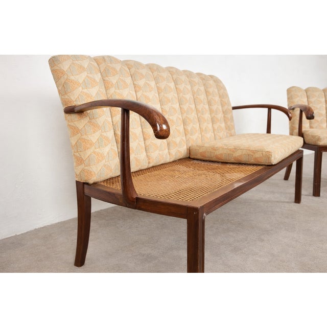 Modernist Dining Bench and Armchair attributed to Lajos Kozma, 1930s, Set of 2 For Sale - Image 11 of 13