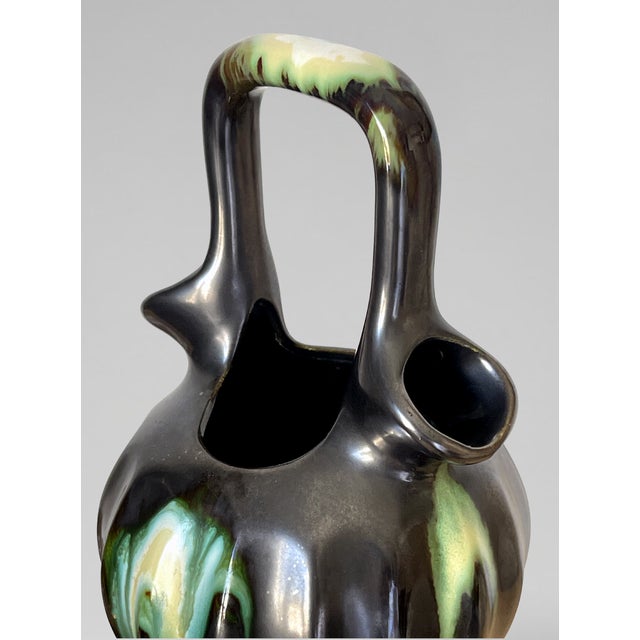 Large Vintage Belgian Glazed Ceramic, 1930s, Set of 5 For Sale - Image 6 of 15