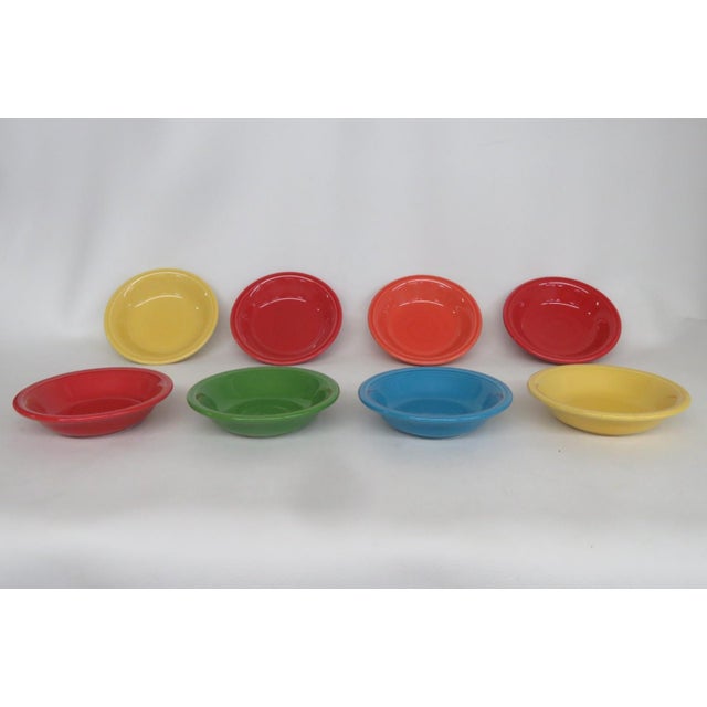 Fiesta Dinnerware Small Stacking Bowls Multicolor Set of 8 Serving Dishes 4851b For Sale - Image 12 of 13
