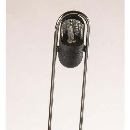 Black Table Lamp in Steel and Painted Metal For Sale - Image 8 of 9