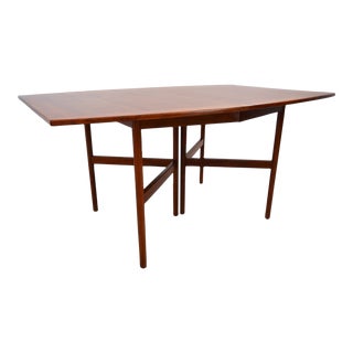 1960s Mid Century Walnut Dining Table For Sale