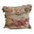 Antique Aubusson Needlepoint Pillow With Bird For Sale