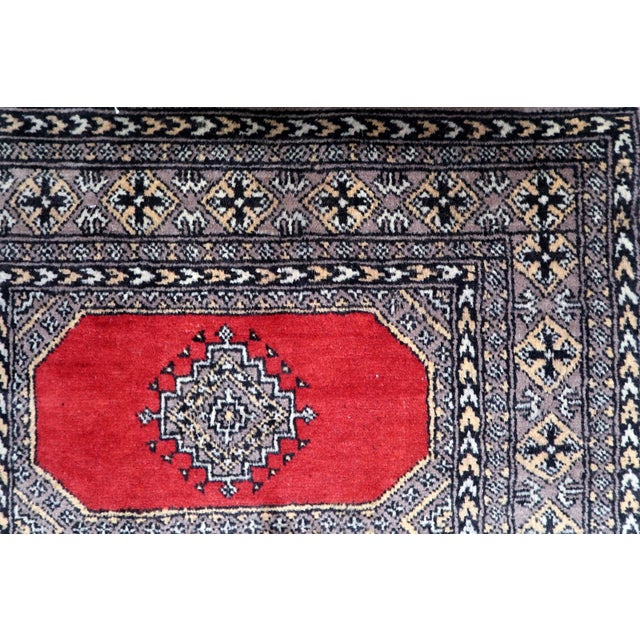 1960s, Vintage Uzbek Bukhara Rug 3' X 5' For Sale In New York - Image 6 of 12