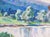 River Landscape Oil Painting – Ukrainian Soviet Art, 1975 49.5-69.5 For Sale - Image 4 of 6