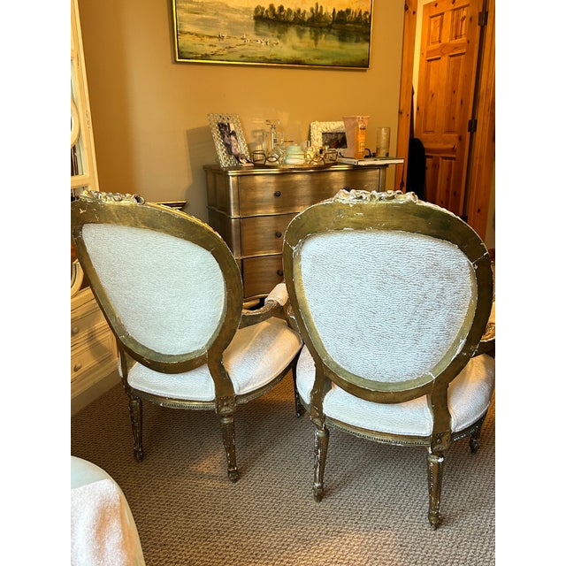 Late 18th Century Early 19th Century Pair of Antique Italian Side Chairs For Sale In Portland, OR - Image 6 of 10