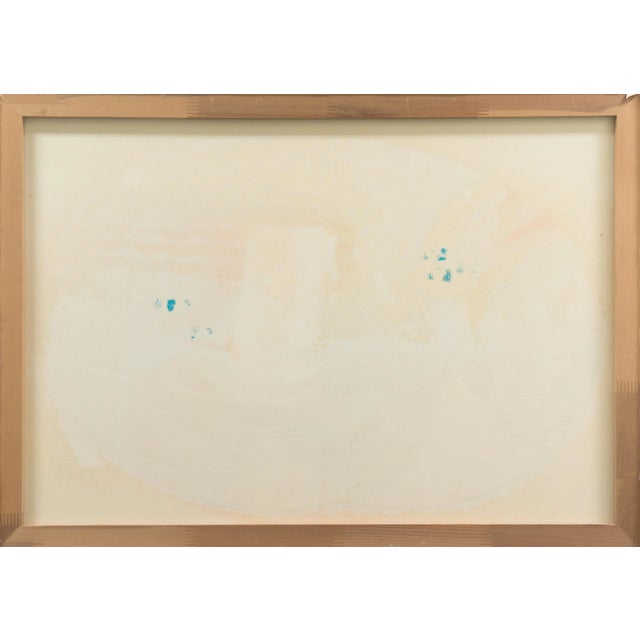 Peach 'Dove of Peace' by Vittorio Maria Di Carlo, Large Oil, New Figurative Movement, Italian Modernism For Sale - Image 8 of 9