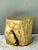 Wood Vintage Gold Tree Trunk Side Table For Sale - Image 7 of 12