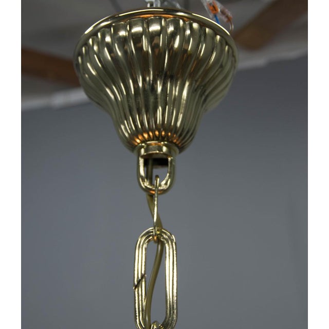 Art Deco Glass Hanging Light by Kamenicky Senov, 1930s For Sale - Image 10 of 13