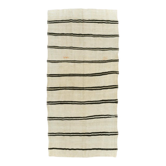 Galerie Shabab Collection Mid-20th Century Turkish Flatweave Kilim Gallery Rug For Sale