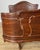 Brown Vintage French Louis XVI King Size Bed Frame with Carved Headboard For Sale - Image 8 of 18