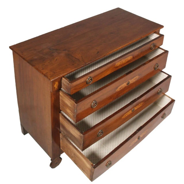 Brown 17th Century Italian Inlaid Walnut Dresser For Sale - Image 8 of 13