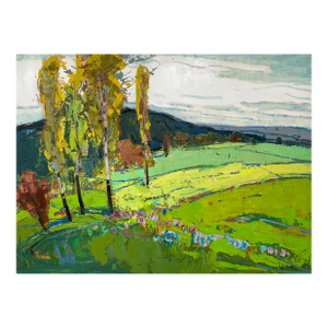 Impressionistic Landscape Original Oil Painting