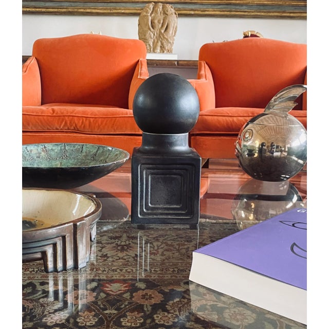 Xavier Feal, Mid-Century Modern Brown Ceramic, France 1960s For Sale - Image 4 of 12