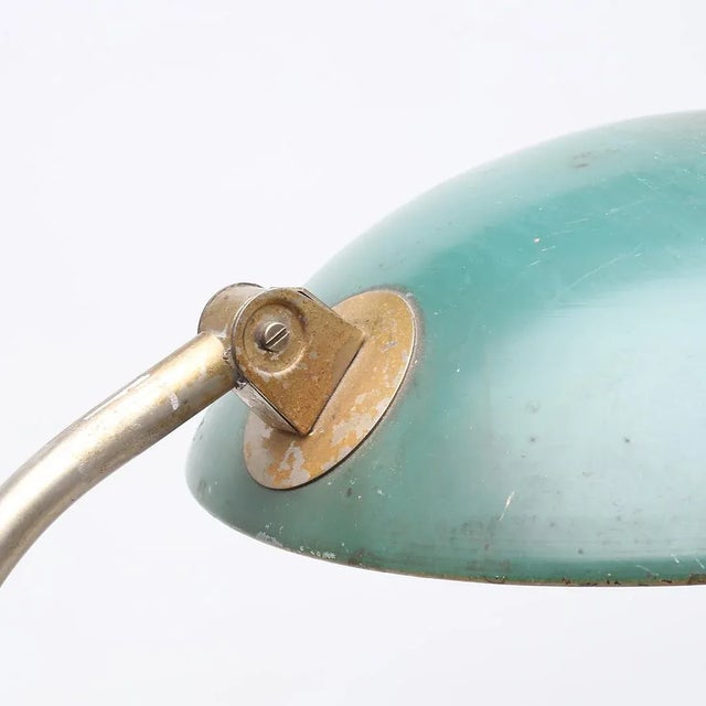 Vintage Bauhaus Brass and Chrome Plated Table Lamp, 1937 For Sale - Image 4 of 7