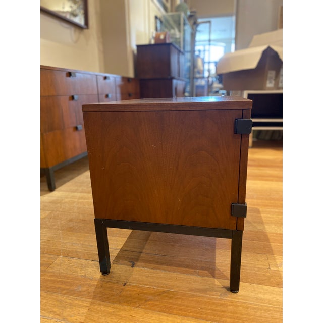 Mid-Century Modern Mid 20th Century Milo Baughman Walnut Nightstand For Sale - Image 3 of 9