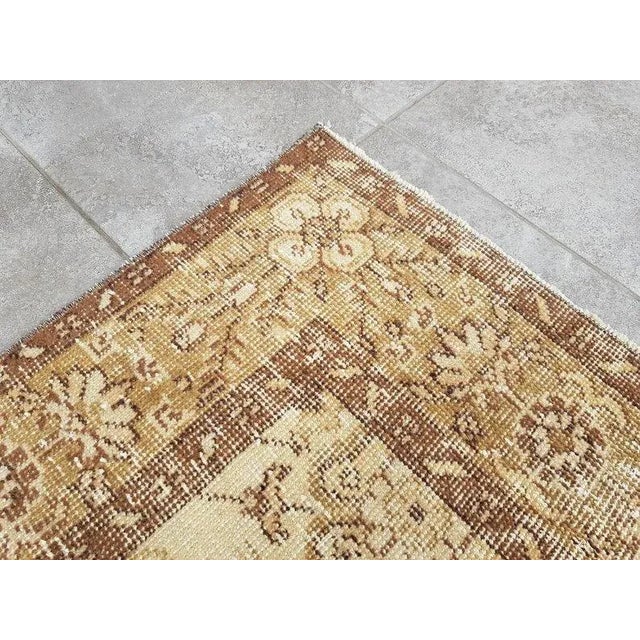 1960s Bohemian Floor Kurdish Carpet For Sale - Image 4 of 7