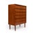 This stunning 1960s Danish Mid-Century teak tallboy dresser is a timeless piece of craftsmanship. Featuring exquisite wood...