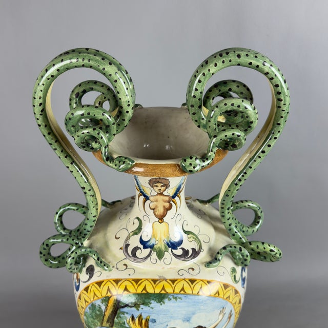 Wood Antique Vase from Artigianato Italiano, 1890s For Sale - Image 7 of 14