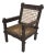 Dutch Oak and Rope Lounge Chair, 1960s For Sale