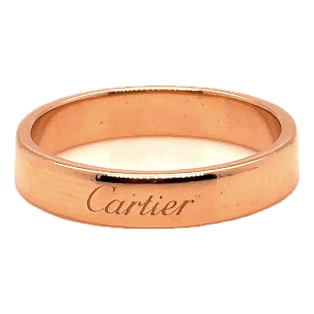Cartier 18ct Yellow Gold 1895 Wedding Band 5.11g, Size 8 For Sale