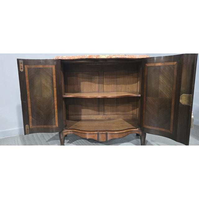 French Louis XV Marquetry Cabinet, 1880 For Sale - Image 11 of 17