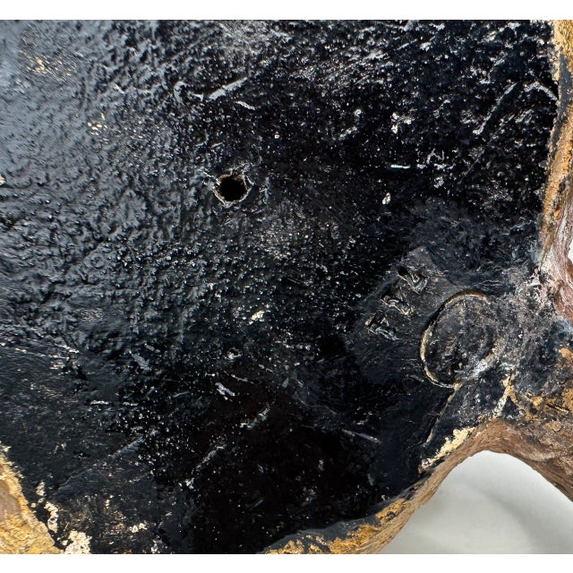 Brown Antique Terracotta Bulldog Statue 19th Century For Sale - Image 8 of 12