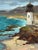 Oil Painting Lighthouse by the Sea on the Beach Yuriy Suprunchuk For Sale - Image 4 of 11