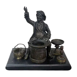 Inkwell Bronze, Late 19th Century