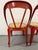 Stunning Pair of Extremely Rare 1920s/30s Multipls Chairs by Joseph Mathieu Original Paint & Woven Seats For Sale In Boston - Image 6 of 11