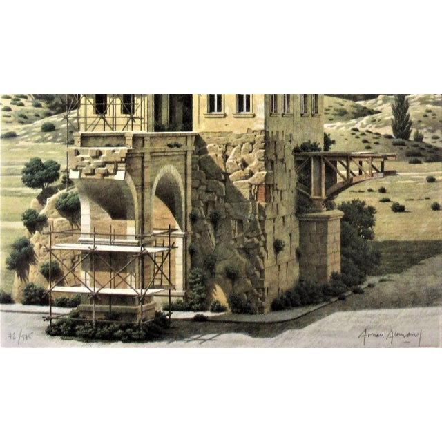 Late 20th Century Arnau Alemany Batalla, The Bridge, Circa 1980 For Sale - Image 5 of 10
