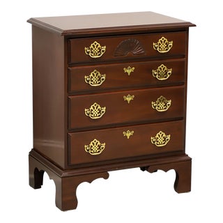 Harden Cherry Chippendale Nightstand Bedside Chest For Sale