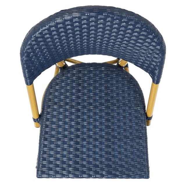 Barrow Side Chair, Set of 2 - Navy For Sale - Image 9 of 12