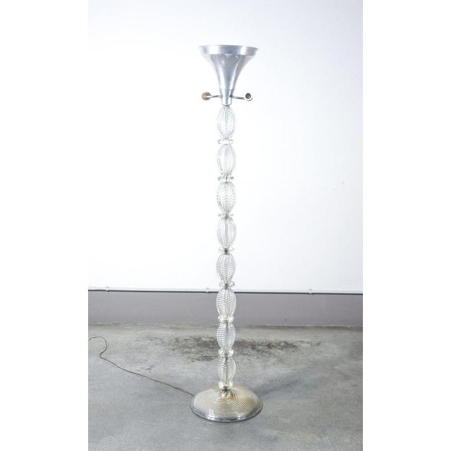 Blown Glass Floor Lamp from Barovier & Toso For Sale - Image 11 of 18