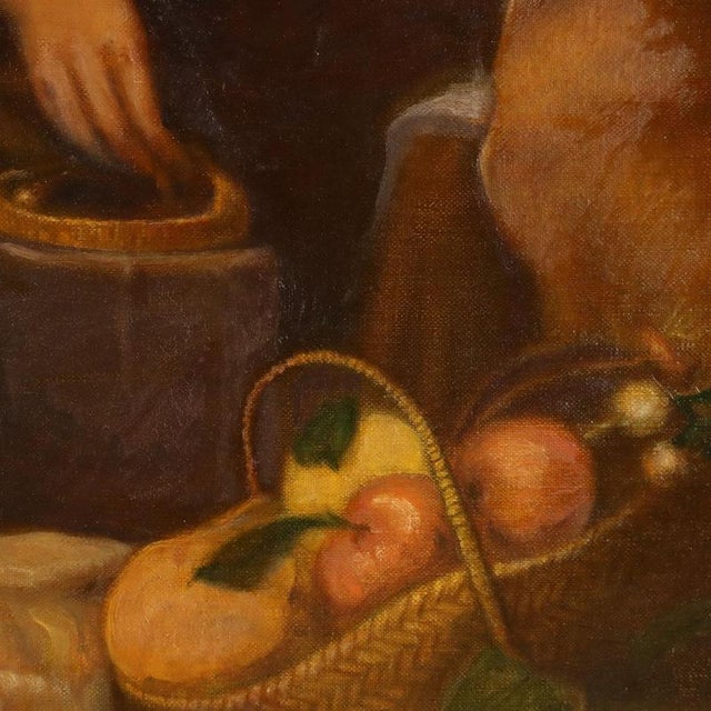 Esteban Murillo, Copy of Figurative Composition, Oil on Canvas For Sale - Image 6 of 11