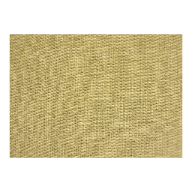 Plum Textiles Studio Citron Linen For Sale