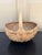Antique American Splint Oak Basket With Handled Form, Late 19th Century For Sale - Image 9 of 13