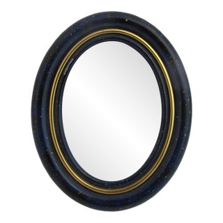 Cartier Paris Gold Gilt Plated Lapis Blue Enamel Oval Photo Picture Desk Frame For Sale