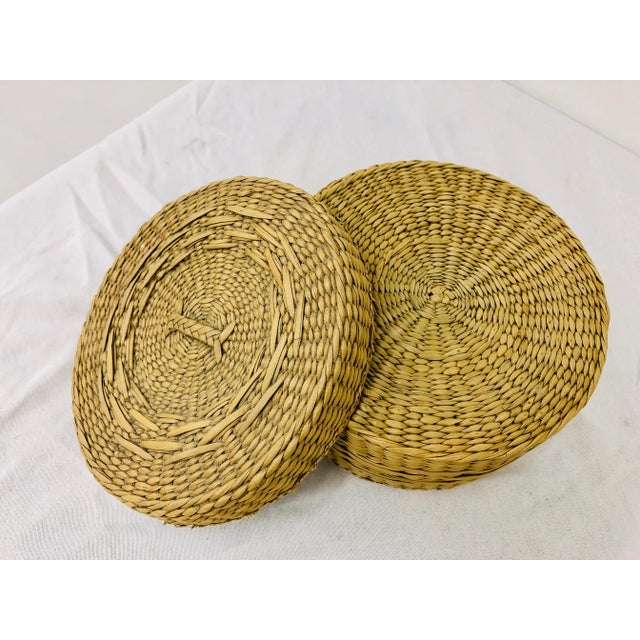 Early 20th Century Antique Sweet Grass Box For Sale - Image 5 of 6