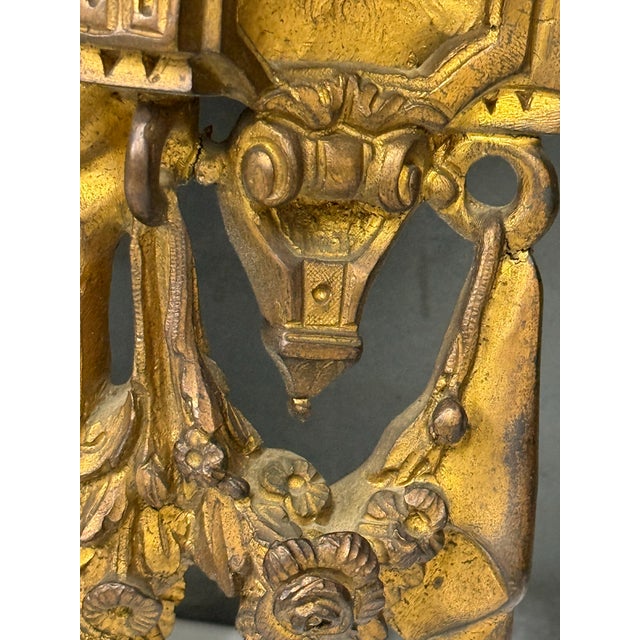 Antique French Gilt-Bronze Consoles, Pair For Sale - Image 10 of 12
