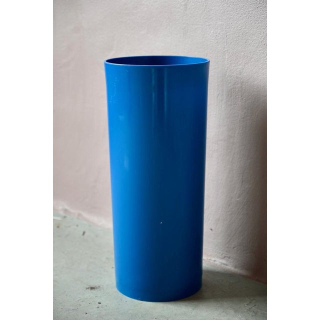 Blue Syla Umbrella Stand in Blue Plastic, 1970s For Sale - Image 8 of 8