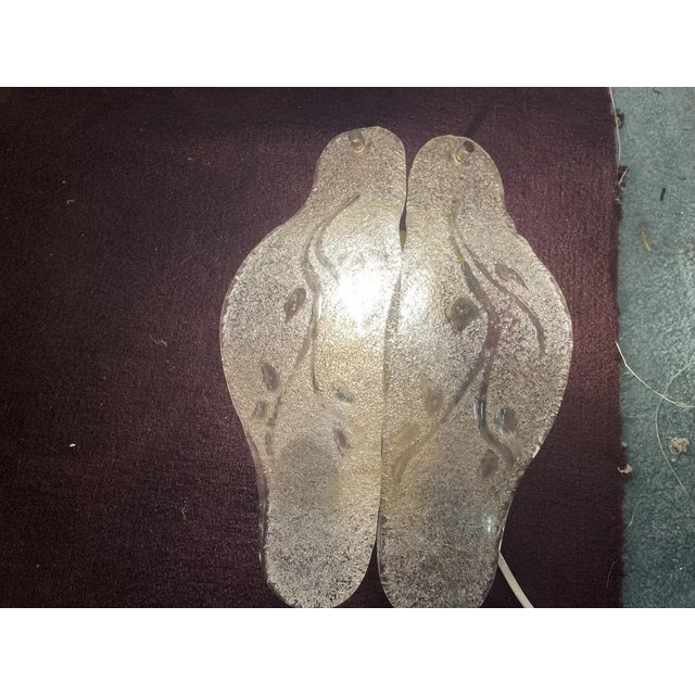 Murano Glass Sconces, 1970s, Set of 2 For Sale - Image 4 of 8