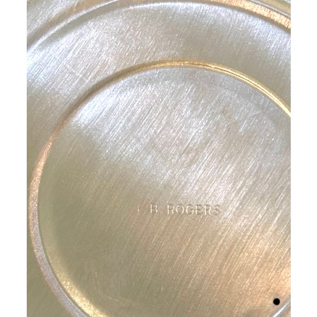 1970s F. B Rogers Ornate Silverplate Ice Bucket For Sale - Image 5 of 5
