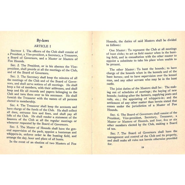 "White Marsh Valley Hunt Club" 1915 For Sale - Image 11 of 11