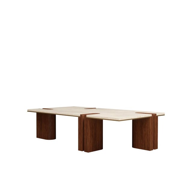 Contemporary Grenville Center Table by Wood Tailors Club For Sale - Image 3 of 13
